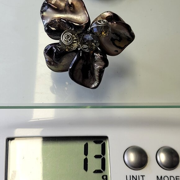 Genuine Pearl Adjustable Ring - Picture 3 of 7